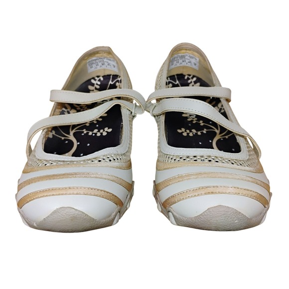 Skechers Shoes Women's Proposal Mary Jane Beige Leather Hook & Loop Size 8.5 - Picture 3 of 11